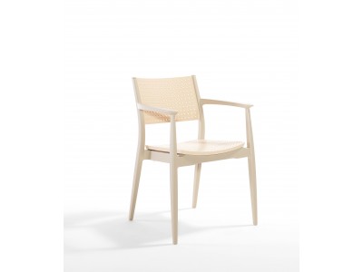 Градински стол SEGINUS (капучино/слонова кост)